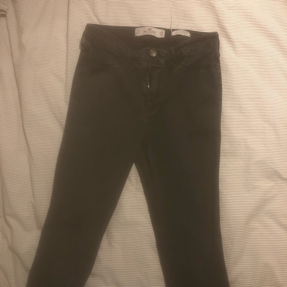 HOLLISTER JEAN LEGGING HIGH RISE SIZE 7 BLACK